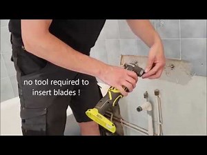 Test Outil Multifonction sans fil Ryobi One +R18MT-0 / Test Ryobi cordless Multitool