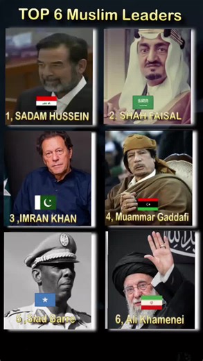 Top Six Influential Muslim Leaders Worldwide