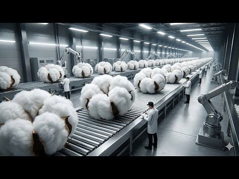 Cotton Fabric Manufacturing Process | From Raw Cotton to Textile
