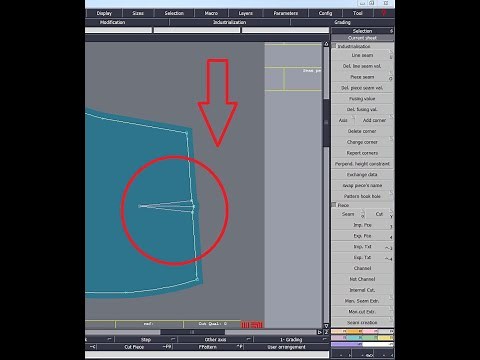 How to add the Dart Pattern Lectra Modaris Software 2020