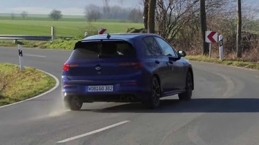 Watch The New VW Golf R's Drift Mode Do Its Thing