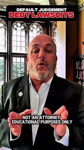 Most Debt Lawsuits Aren’t Built for Trial — They’re Built for Default #debtlawsuit #defaultjudgment