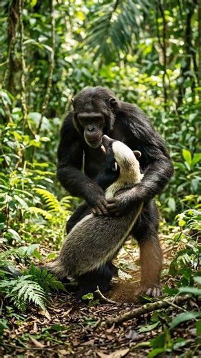 Honey Badger vs Gorilla: A Savage Jungle Battle This video"