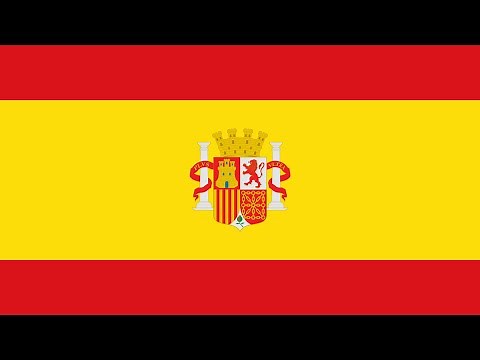 Spain historical flags-flag animation