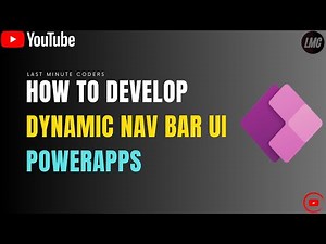 How to develop a dynamic Left Navigation Bar in PowerApps || #powerapps #powerplatform #microsoft