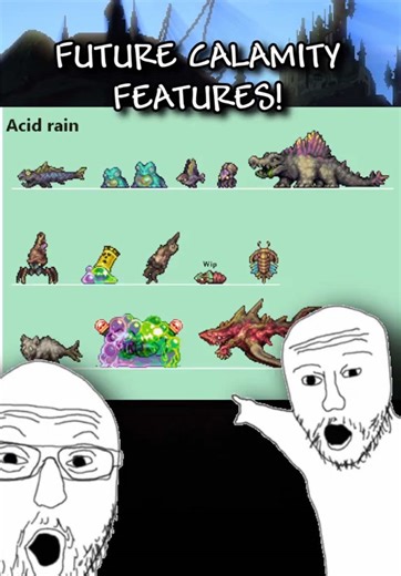 FUTURE CALAMITY UPDATES #calamitymod #terraria #fyp #gaming | yharim calamity