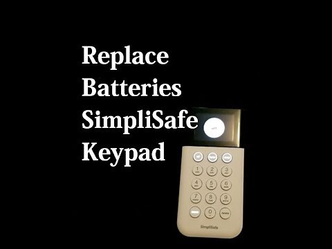 How to Replace the Batteries on a SimpliSafe Keypad
