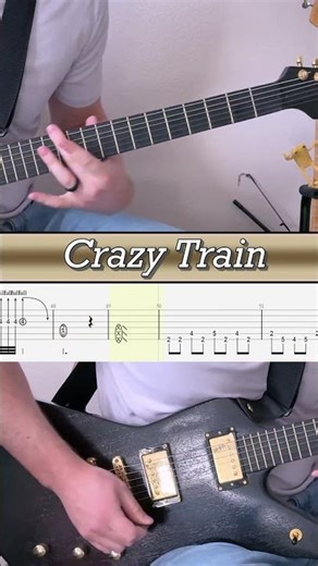 Randy Rhoads - Crazy Train Live (With Tab)