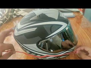 Unboxing and installing led light strip to helmet⛑️ light mod helmet