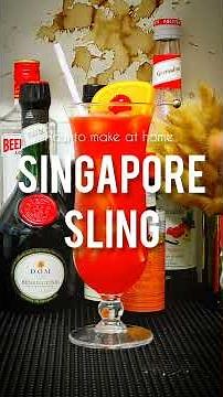 How to make a Singapore Sling cocktail at home (recipe)