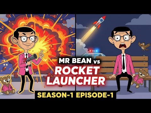 Mr Bean vs Rocket Launcher | Season 1 Episode 1 🚀😂 #Mr.Beam slaps stick funny video