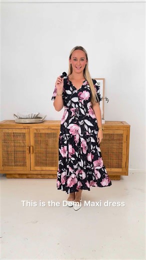 6K views · 37 reactions | She’s back! ✨ The Demi Maxi Dress is officially restocked by popular demand . A true closet staple, this versatile piece takes you from day to night with ease. Available in sizes 6–26 Be quick, Daisy Fam, she won’t be here for long! @lifewith_ashlee Oak Street Creative Co. @studiocentralcoast | Daisy’s Closet | Facebook