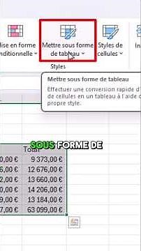 📊 Tu veux créer un tableau propre et lisible dans Excel ?