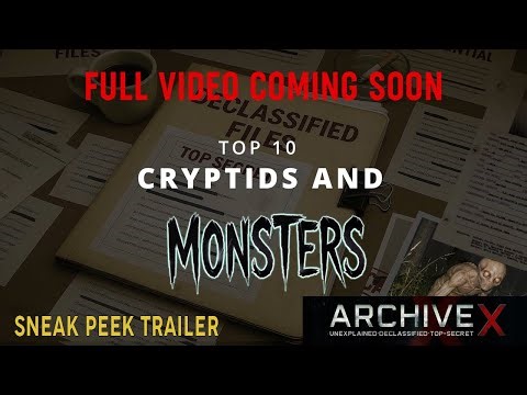 Top 10 Most Famous Monsters & Cryptids That Might Still Walk Among Us | Teaser Trailer