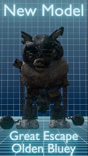 FNAB - Great Escape Olden Bluey #fnaf #bluey #blenderanimation