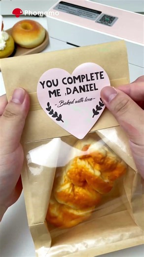 Dream label printer for home baker!😍🔍Phomemo 241BT label printer #phomemo #labelprinter #baking