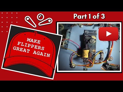 Rebuild Weak Flippers on Early Solid State Bally Pinball Machine - Part 1 of 3 - (Supersonic)