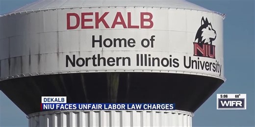 Northern Illinois University faces unfair labor law charges