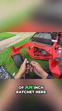 Fix Your Mower Belt FAST! Easy DIY Guide Here #shorts
