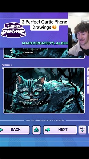 PERFECT Cheshire Cat Drawing in Gartic Phone
