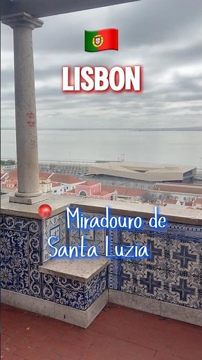 Miradouro de Santa Luzia, Lisbon #portugal #travel #cityview