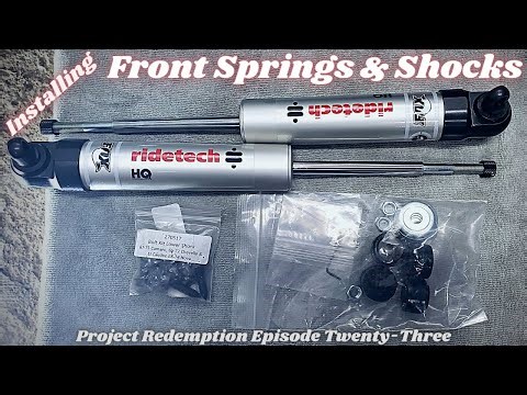 Installing The Front Springs & Shocks
