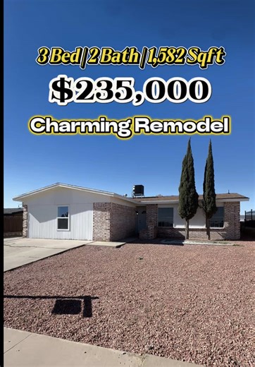 Beautiful Brick Home in East El Paso for Sale