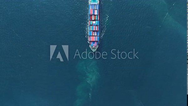 cargo container ship working. Ship carry container. Container bulk Cargo Ship Large vessel running to yard port concept freight shipping ship. forwarder mast. import export. trasportation logistics