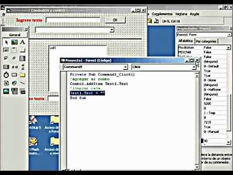 Curso Visual Basic 6 - VT04: ComboBox y ListBox
