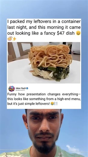 Leftovers Turned Into Fancy Noodle Dish