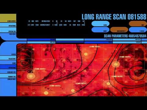 Star Trek LCARS Animations - Nemesis Long Range Scan 081588
