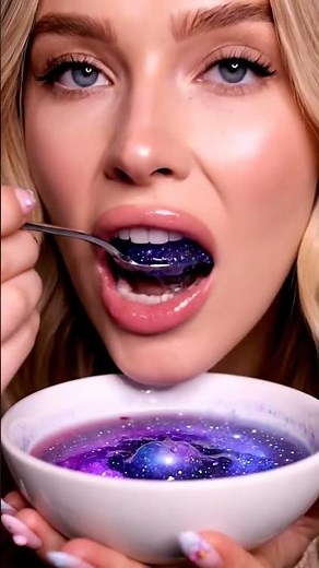 Galaxy Eating ASMR | Satisfying Cosmic Crunch & Chewy Sounds #relaxingasmr #eatingsounds