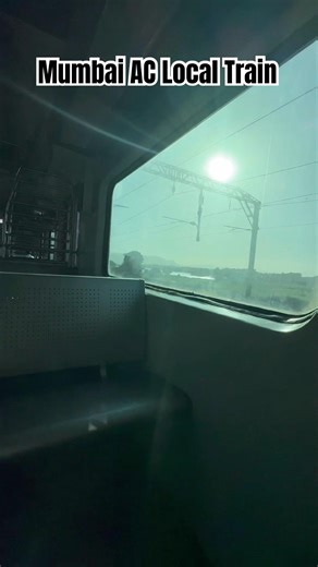 Mumbai AC local Train Journey # #travel #youtubeshorts