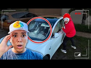 Scary Clown Stole My New Car *MY CAR BROKE*