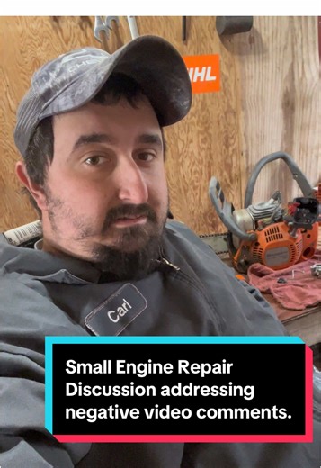 Addressing some of the negative comments on my videos. #smallenginemechanic #smallenginerepair #bethebestican #helpthoseinneed #bekind