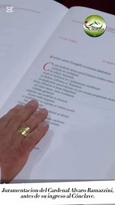 Momento de la Juramentacion de Nuestro Cardenal Alvaro Ramazzini previo a su ingreso a participar del Cónclave. | Radio Creativa 98.1 Fm