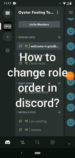 How to change Role order in Discord