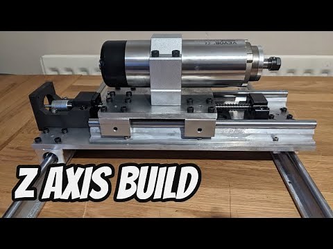Designing and building a CNC router Z axis