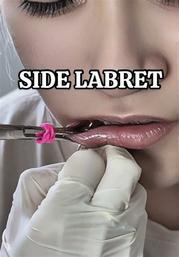 SIDE LABRET #piercing #xokhuyen #sidelabret #asmr #fypシviral