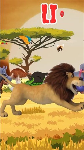 Safari Animals Song 🎵 Neigh, Roar, Flap & Toot 🦁🐘 Fun Savanna Animal Sounds Song for Toddlers ✨🦓🦩