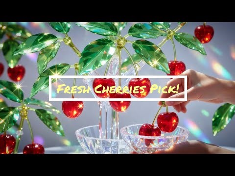 Picking Crystal Cherries 🍒 | Relaxing ASMR