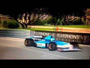 Gran Turismo 3 A - spec Formula GT Polyphony 001 Race Car ( Sky blue / White striped version )