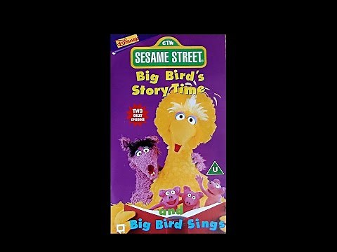 Digitized opening to Sesame Street Big Bird's Story Time (UK VHS)