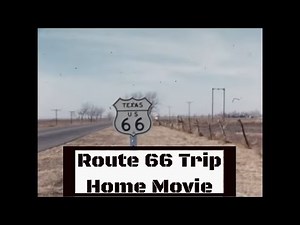 ROUTE 66 TRIP 1950s KODACHROME COLOR HOME MOVIES NEW MEXICO & TEXAS 43264