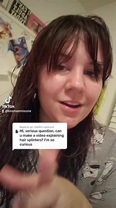 71K views · 670 reactions | For anyone wondering what a hair splinter is 樂 | Sarah Harlow | Facebook