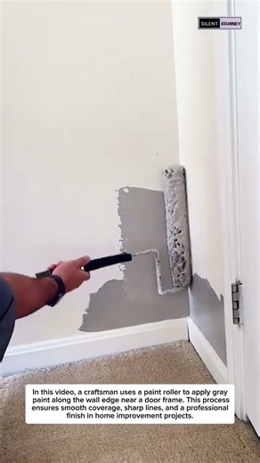 Satisfying Wall Painting | Clean Edge Finishing Process