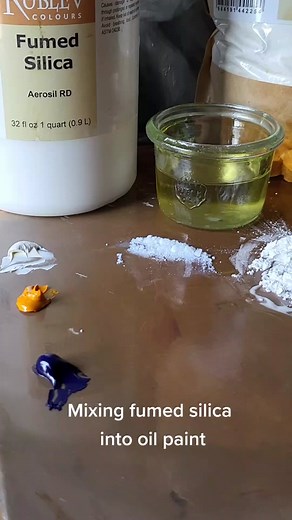 Mixing fumed silica into oil paint makes a beautiful transparent gel glazing medium, but it's very messy. Next I'll share an easier and less messy alternative medium to get the same effects. #oilpaintingtutorial #oldmasterspainting #oilpaint