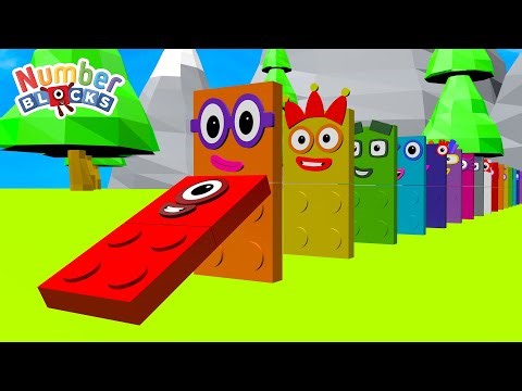 Learning BIG Numbers! Numberblocks Step Squad 1-100 Counting Song