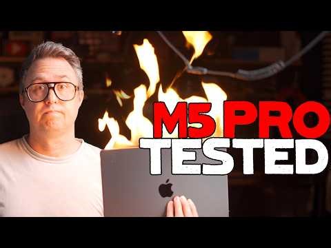 M5 Pro Macbook Pro is on Fire.