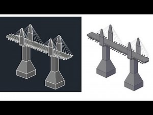 AutoCAD 3D Bridge Design